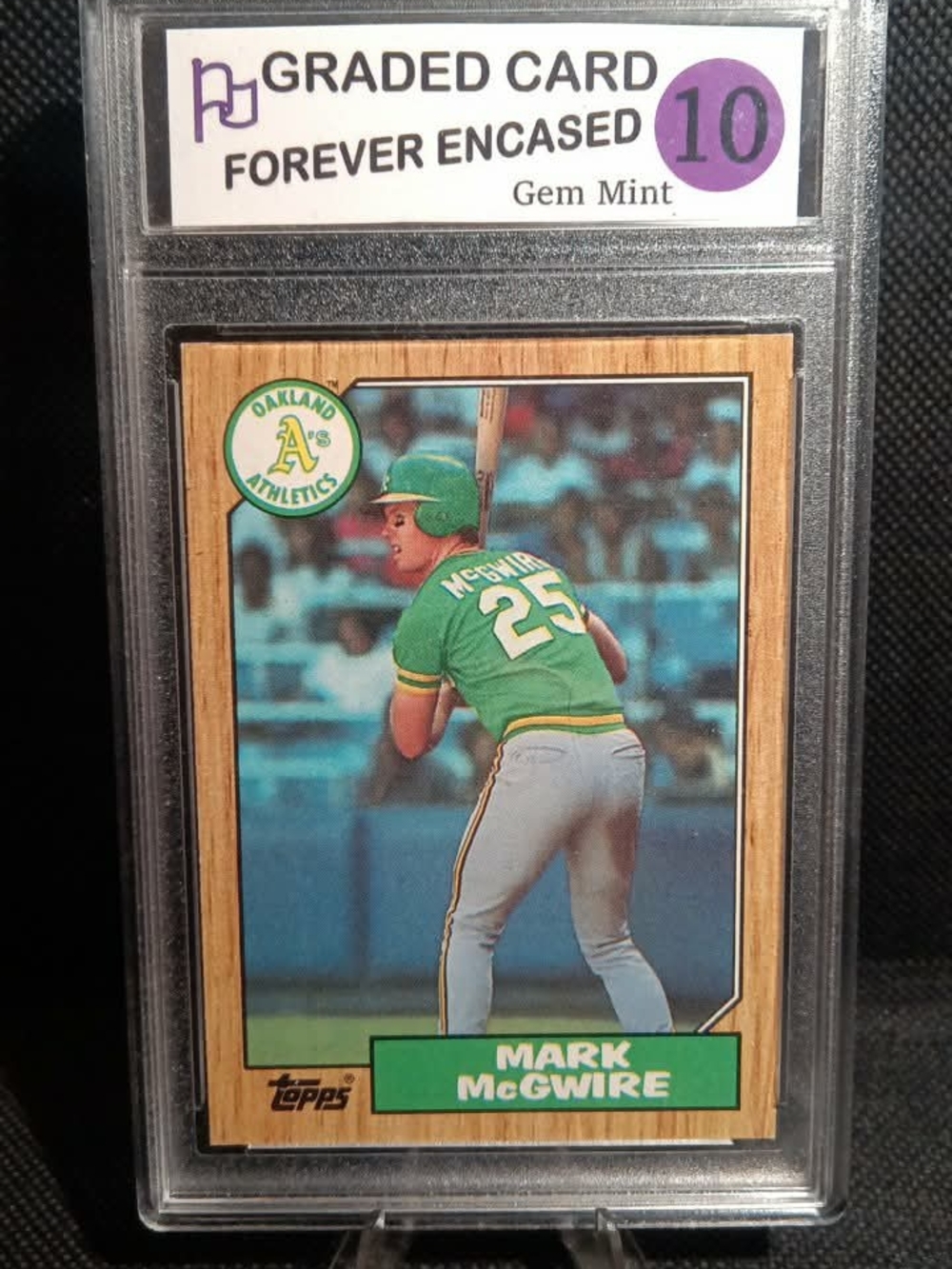 1987 Topps Baseball Mark McGwire Card #366 Oakland Athletics MLB RC